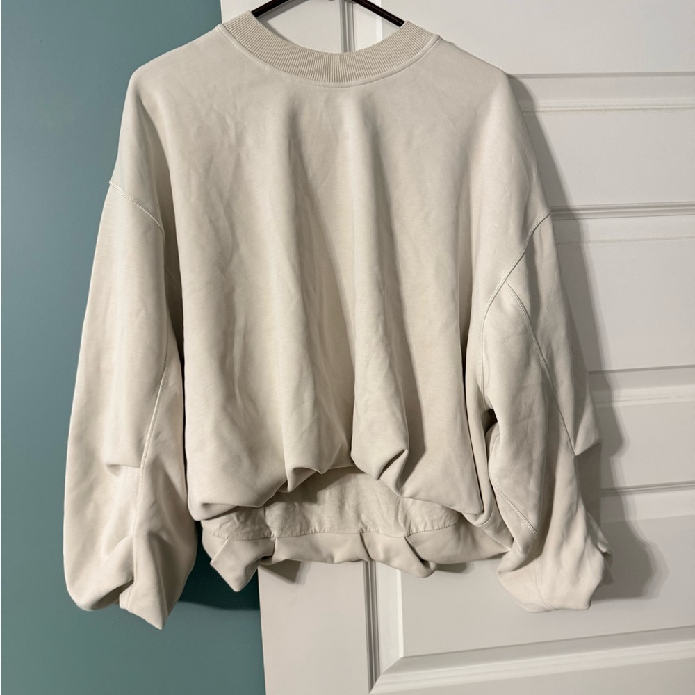 lululemon athletica Cream Sweatshirt
